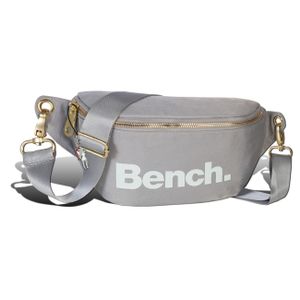 Bench módní opasek taška šedá bum bag dámské světle šedé nylon 23x13x6 D2OTI303K