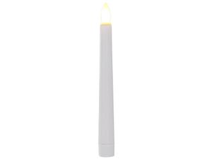 LED Stabkerze Tischkerze 4 Stück 20cm Ø2cm mit Fernbedienung Timer Leuchtmodi Kerzen ohne echte Flamme für Kerzenständer Kerzenhalter Licht Warmweiß Kerze Weiß