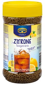 Krüger Family Zitrone Teegetränk | löslicher Tee| 400g Dose