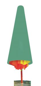 SONNENSCHIRMHÜLLE 120cm Schutzhülle Sonnenschirm Schirm Hülle Abdeckhaube Abdeckung 17 (Grün)