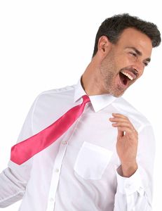 Krawatte Kostümaccessoire neonpink