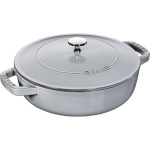 STAUB Schmorpfanne Chistera 24 cm Graphit Grau