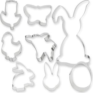 Zenker Osterausstecher-Set, hochwertige Keks- und Plätzchenausstecher, Ausstecher für Hasen, Ausstechform für Schafe und Schmetterlinge, Ausstechförmchen für Ostern (Farbe: Silber), Menge: 1 x 9er Set Zenker Osterausstecher-Set, hochwertige Keks- und Plätzchenausstecher, Ausstecher für Hasen, Ausstechform für Schafe und Schmetterlinge, Ausstechförmchen für Ostern (Farbe: Silber), Menge: 1 x 9er Set