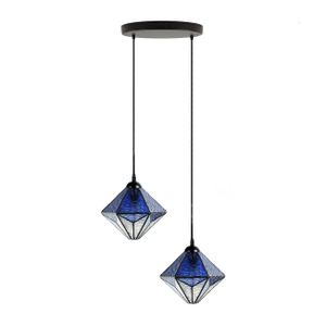 Art Deco Trade - Tiffany Kronleuchter Akira Blue 2