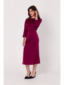 Makover Midikleid für Frauen Eubunga K177 bordo XXL