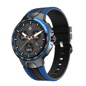 E15 Chytré hodinky Venkovní sportovní mechanické hodinky Vodotěsný monitor srdečního tepu Monitor spánku Tracker Blue
