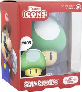 Paladone Products Super Mario Bros 3D Icon Lampe 1Up Mushroom 10 cm PP5095NN Paladone Products Super Mario Bros 3D Icon Lampe 1Up Mushroom 10 cm PP5095NN