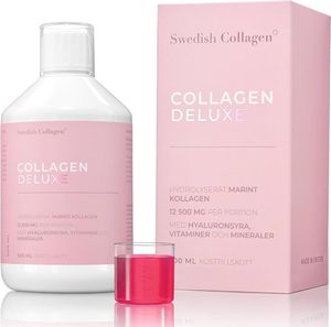 Swedish Collagen Repair Liquid - hydrolyzovaný mořský kolagen s kyselinou hyaluronovou, vitamíny a minerály, 500 ml