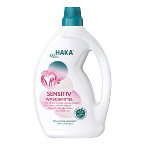 HAKA Sensitiv Waschmittel 2l geeignet für Allergiker & Babys