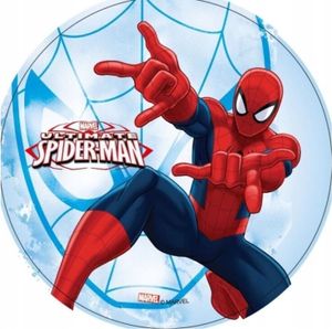 Spiderman Essbar Marvel Torten-Bild-Aufleger-Deko Geburtstag Avenger Premium 0,6mm (SP12)