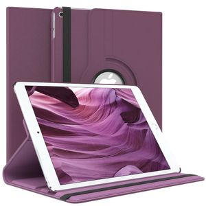 EAZY CASE Tablet Hülle kompatibel mit Apple iPad Air 2 Hülle, 360° drehbar, Tablet Cover, Tablet Tasche, Premium Schutzhülle aus Kunstleder in Lila