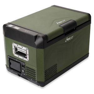 Yolco GCX37 Green Elektrische Kompressor-Kühlbox, App Steuerung per Bluetooth, 12/24 V und 230 V, für Auto, LKW, Boot, Camping Kühlschrank