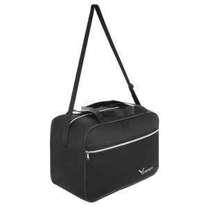 Handgepäck Reisetasche 40x20x25 cm ideal geeignet als kleines Bord-/ Kabinen-/ Handgepäckstück für Flüge mit z.B. Ryanair in Schwarz von Granori