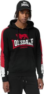 Lonsdale Langwell Kapuzenpullover Schwarz M Mann Schwarz M