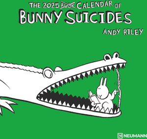 Bunny Suicides 2025 - Wand-Kalender - Broschüren-Kalender - 30x30 - 30x60 geöffnet - Cartoon