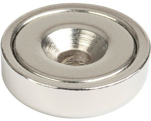 Magnet neodým Ø 16x4,5x3,5 mm, nosnosť 7,5 kg
