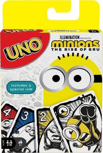 Mattel - UNO - Minionki Gra karciana Gra planszowa The Rise of Gru
