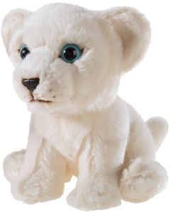 HEUNEC MISANIMO Weißer Löwe sitzend, ca. 16cm