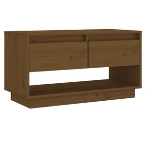 vidaXL TV-Schrank Honigbraun 74x34x40 cm Massivholz Kiefer