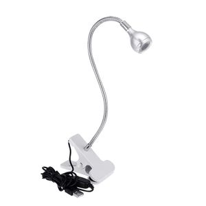 LED Leselampe USB 360° Flexibel Warmweiß Klemmlampe Tischlampe Nachttischlampe für Bett, Schlafzimmer, Büro