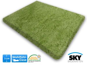 Badematten | Sky Uni | Apple Green | 70x120 cm