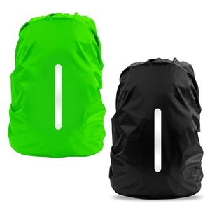 Regenschutz für Rucksäcke Schulranzen mit Reflektor,wasserdichte Regenhülle Rucksack Cover regenüberzug(M)