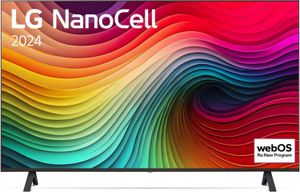 LG NanoCell 43NANO82T6B, 109,2 cm (43"), 3840 x 2160 px, NanoCell, Smart TV, Wi-Fi, Čierna
