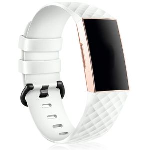 Sport Armband Gr. S für Fitbit Charge 3, Charge 4 Ersatzarmband Fitness Silikon Band Ersatzband
