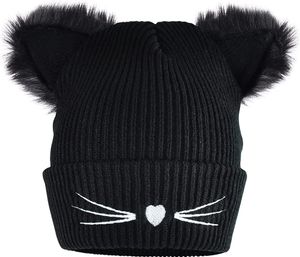 Damen Mütze Katzenohren Mütze Katze Bommelmütze Wintermütze mit Katzenohren Strickmütze Warm Elastisches Beanie Mütze Herbstmütze Winterhüte für Frauen Mädchen Damen Winter Damen Mütze Katzenohren Mütze Katze Bommelmütze Wintermütze mit Katzenohren Strickmütze Warm Elastisches Beanie Mütze Herbstmütze Winterhüte für Frauen Mädchen Damen Winter