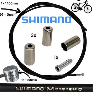 Shimano Vorderrad Bremszug-Set Zug 1,6m Hülle 1,4m Stahl