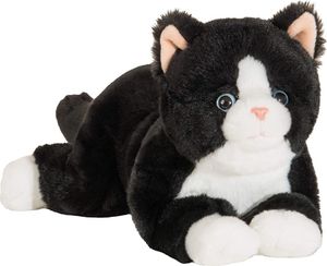 Teddy Hermann wiszący kot czarny przytulanka 30cm