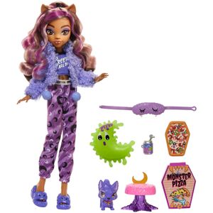 Mattel Monster High Pyjamaparty-Puppe Clawdeen Wolf