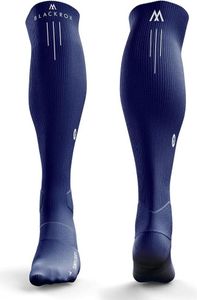 BLACKROX Kompressionsstrümpfe Sport Astropreform Kompressionssocken Vergleichssieger Sportkompressionsstrumpf Laufstrümpfe Fussball, Navy, Gr. S-M