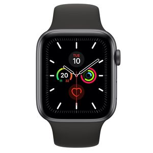 Apple Watch Series 5 GPS + LTE 44mm Hliníkový šedý sportovní řemínek MWWE2 NOVINKA