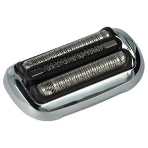 vhbw Scherfolie, Schermesser kompatibel mit Braun Serie 7 Rasierer - Kombipack Schwarz Silber Weiß