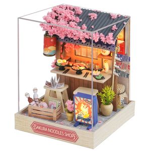 3D-Puzzle DIY holz Miniaturhaus Modellbausatz Puppenhaus Noodles & Soups
