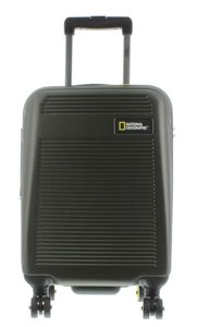 National Geographic Spinner Koffer, 4 Doppelrollen, Zahlenschloss Zoll, Aerodrome Trolley, Größe S 54 cm Khaki
