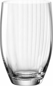 Leonardo Trinkglas Poesia, Wasserglas, Saftglas, Glas, Kristallglas, Klar, 460 ml, 069171
