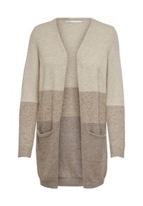 Only ONLQUEEN L/S LONG CARDIGAN KNT NOOS, beige