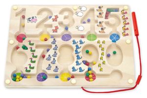 Viga Toys magnetisches Labyrinth - Figuren 30 cm, Farbe:Multicolor