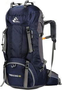 60L Wanderrucksack Wasserabweisender mit Regenschutz Outdoor Tagesrucksack Trekkingrucksack Tagesrucksack 60L Wanderrucksack Wasserabweisender mit Regenschutz Outdoor Tagesrucksack Trekkingrucksack Tagesrucksack