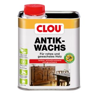 Clou Antik-Wachs für rohes und gewachstes Holz innen farblos 750 ml