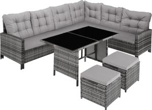 Rattan Lounge Barletta für 6 bis 8 Personen widerstandsfähig