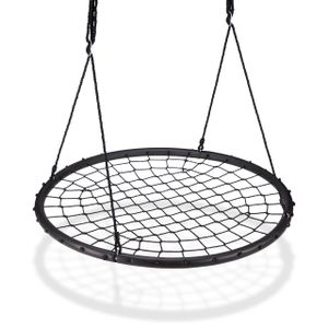relaxdays Nestschaukel mit Netz 120 cm