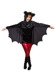 Damen Kostüm Fledermaus Halloween Karneval Fasching Gr. 36/38