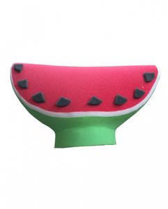 Wassermelonen Schaumstoff Hut als Kostüm Accessoire für Mottoparties und Karneval