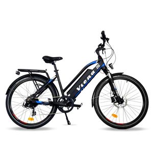 Urbanbiker Viena Trekking E-Bike 26" 840Wh batéria, Unisex E-Trekkingbike 250W motor, 160km dojazd | Farba: modrá