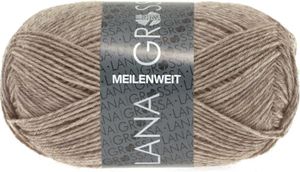 Lana Grossa Meilenweit 50 1359 Hellbraun 50g