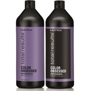 Matrix Total Results Color Obsessed  Shampoo 1000ml + Conditioner 1000ml