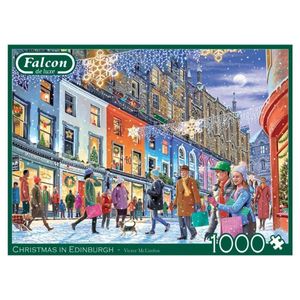 Falcon 11353 Victor McLindon Weihnachten in Edinburgh 1000 Teile Puzzle